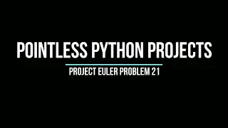 Project Euler Problem 21 - Amicable Numbers