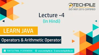 Operators in java programming in Hindi Arithmetic Operator in java in Hindi Type of operators