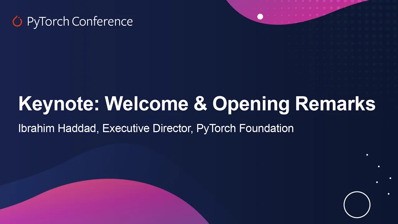 Image from Keynote: Welcome & Opening Remarks 2