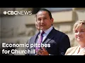 Manitoba premier discusses U S trade councillor charges economic pitches for Churchill