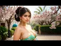 Lagu [4K] AI ART Indian Lookbook Girl Al Art video - Sakura Paradise