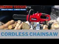 Bauer 10 in Cordless Chainsaw Review - Worth It Harbor Freight