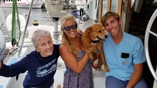 GRANDPARENTS REACTION TO OUR LIVEABOARD BOAT!!