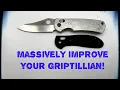 Installing AWT Aluminum Scales on my Griptillian