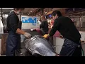 TUNA Dismantling - OTORO CUTTING SUSHI IN JAPAN