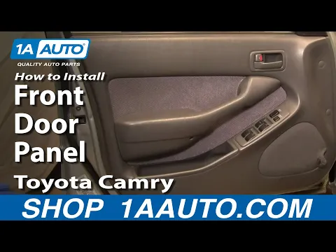How To Replace Front Door Panel 92 96 Toyota Camry 1a Auto