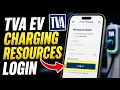 How to login to Tennessee Valley Authority EV charging resources - Easy Tutorial