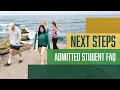 Admitted Student FAQ