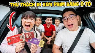 Hà Sam Đi Xem Phim Bằng ô Tô và Thực Hiện Các Thử Thách Bất Ngờ