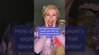 How different Rapunzel s explain why their hair doesn t glow Part 1