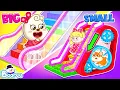 Download Lagu Make a Mini LEGO Escalator Toy for Doll! Giant vs Tiny | Useful Stories for kids | Bearee Kids Show
