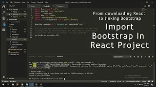 How to Import bootstrap in react project