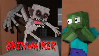 MONSTER SCHOOL HORROR: SKINWALKER CHALLENGE - Minecraft Animation