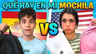 ¿Qué hay en mi mochila? USA vs ESPAÑA 🎒
