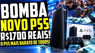 BOMBA! NOVO PS5 POR R$1700 REAIS APENAS! O PS5 MAIS BARATO DE TODOS!