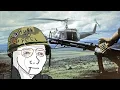Lagu Paranoid but you are a UH-1 Huey door gunner prepping the LZ