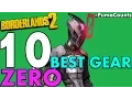 Top 10 Best Guns Weapons and Gear for Zero The Assassin in Borderlands 2