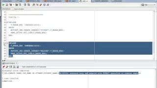 PLSQL Packages Dynamic SQL