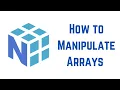 Python NumPy Tutorial For Beginners - How to Manipulate Arrays NumPy Reshape Function Part 1