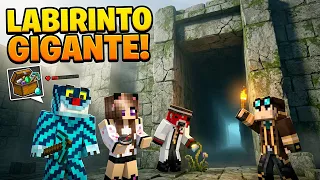 SOPRAVVIVO E CERCO RISORSE NEL LABIRINTO GIGANTE CON I MIEI AMICI!