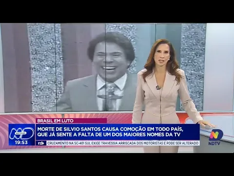 Brasil em luto: morte de Silvio Santos causa comoção nacional