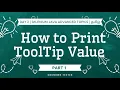Day 2 How to get ToolTip Value Selenium Java Advanced