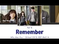 Download Lagu Lirik Terjemahan ~ Byul 별 - Remember Who Are You : School 2015 OST Part 4