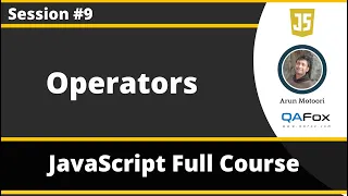 Operators in JavaScript JavaScript for Beginners - Part 9