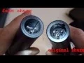 Compare original and fake Shure SM58