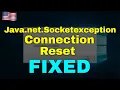 How to Fix Java net Socketexception Connection Reset Windows 11