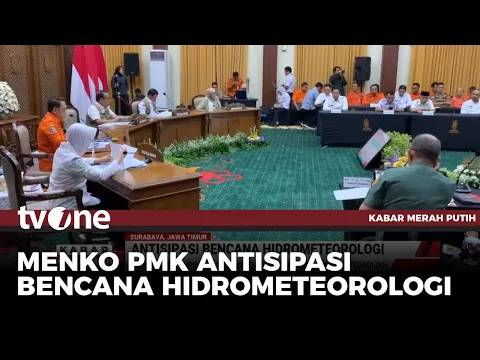 Menko PMK Pimpin Rakor Siaga Darurat Bencana Hidrometeorologi