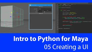 Introduction to Python for Maya 05 Creating a UI