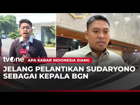 Wamentan Sudaryono Dilantik Menjadi Kepala BGN Hari Ini