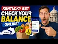 How to check Kentucky EBT balance online