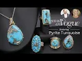 Gems En Vogue Michael Valitutti Libby Floyd bring you Pyrite Turquoise