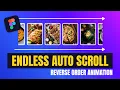How to Create Reverse ENDLESS AUTO SCROLLING Animation in Figma Figma Tutorial