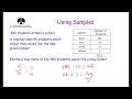 Using Samples - Corbettmaths
