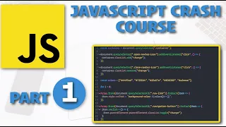 JavaScript Crash Course - PART 1