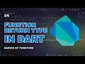 Function With Return Type - Dart Programming Language