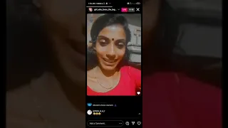 theri vili mallu girl insta live