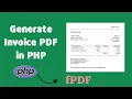 How to Generate a PDF Invoice and Report in PHP Complete Tutorial