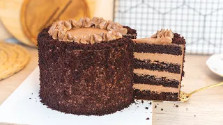 Торт "ЧЁРНЫЙ БАРХАТ"🖤 БЫСТРЫЙ бисквит👌🏻ПРОСТОЙ и ВКУСНЫЙ🎂Я-ТОРТодел❤️