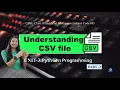 CBSE Class11 AI 843 l Understanding CSV file Python Programming l Part3