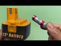 Lagu Old Battery Restored To Full Power Like New With 1.5V Battery Trick