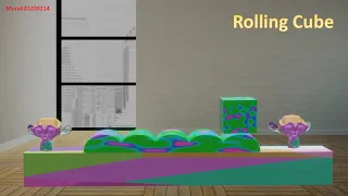AS 093 Rolling Cube And Plexus Style Cube Animation Blender 3 x Eevee