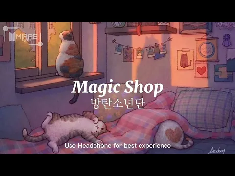 Download MP3 BTS 방탄소년단 - Magic Shop Lyrics Video [8D Audio/Use Headphones 🎧]