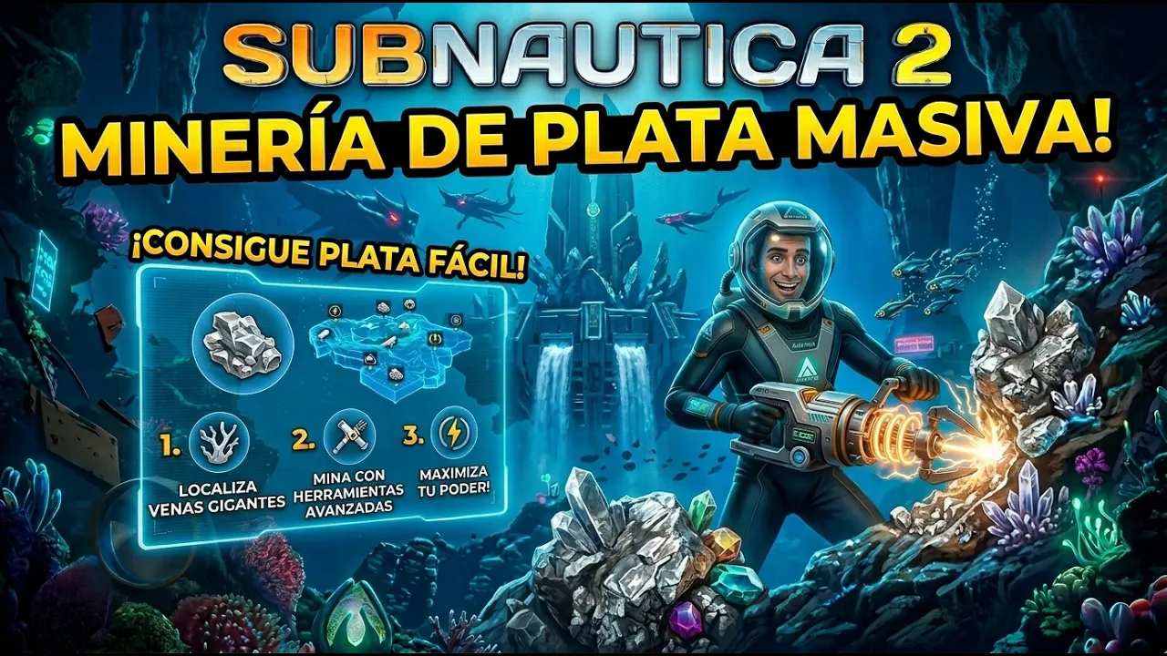 Dónde encontrar PLATA en Subnautica 2 | localización