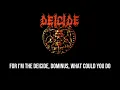 DEICIDE - Deicide  [ LYRICS ]