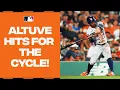 Jose Altuve hits for the 9th cycle in Astros history
