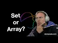 How to decide between a Set and an Array in Swift